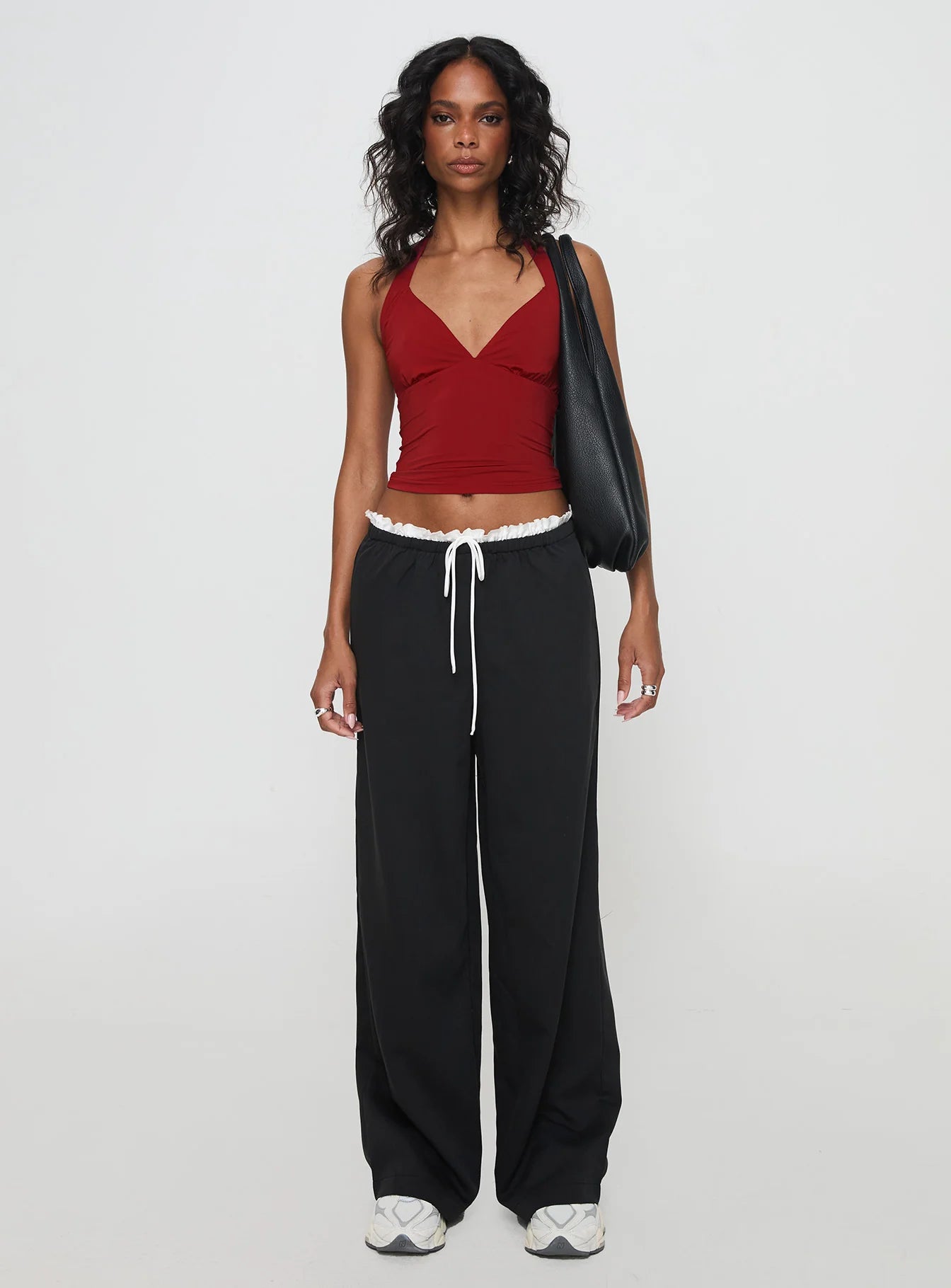 Mielle Top Burgundy