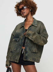 Kier Oversized Jacket Denim Antique Wash