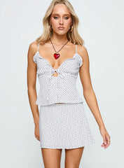 The Other Side Set White Polka