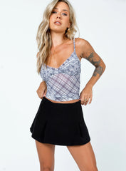 Valaree Low Waist Mini Skirt Black