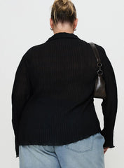 Selma Shirt Black Curve