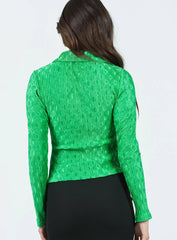 Arminger Long Sleeve Top Apple Green