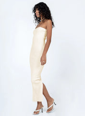 Kalla Midi Dress Beige