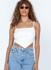 Polina Top White
