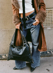Hanlen Mid Rise Wide Leg Jean Blue