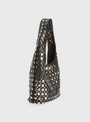 In The Crowd Shoulder Bag Brown / Silver