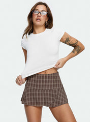 Sonsie Mini Skirt Multi Check