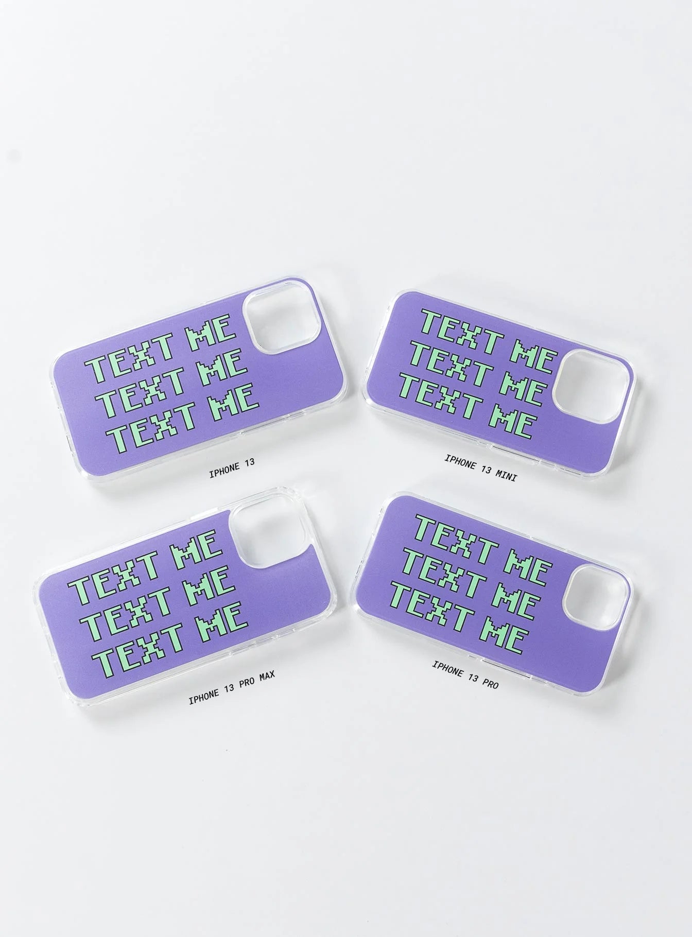 Text Me iPhone Case Blue / Green