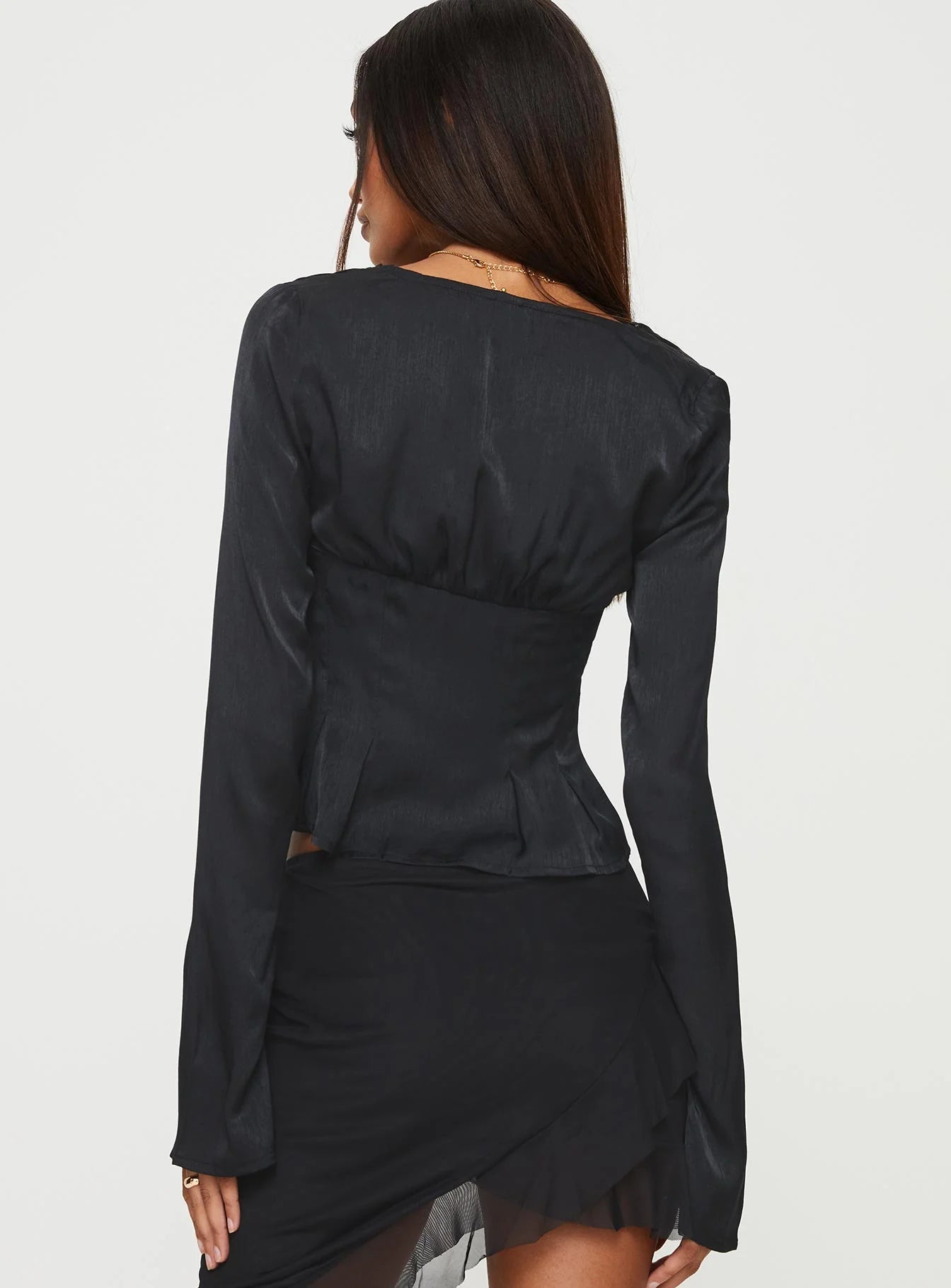 Lil Sweetheart Top Black