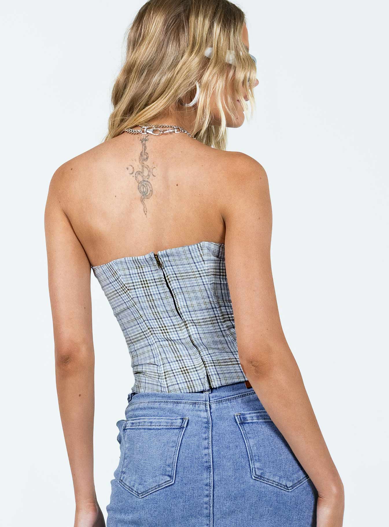 Catalonia Tube Top Blue