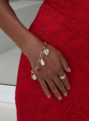 So Spicy Charm Bracelet Gold
