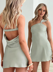Marziani Mini Dress Sage