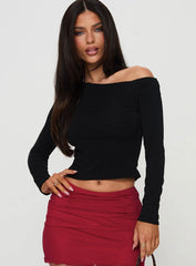 Malian Long Sleeve Top Black