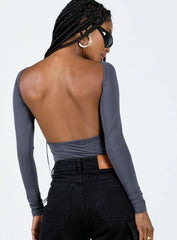 Gatewood Long Sleeve Bodysuit Slate