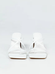 Layla Heels White