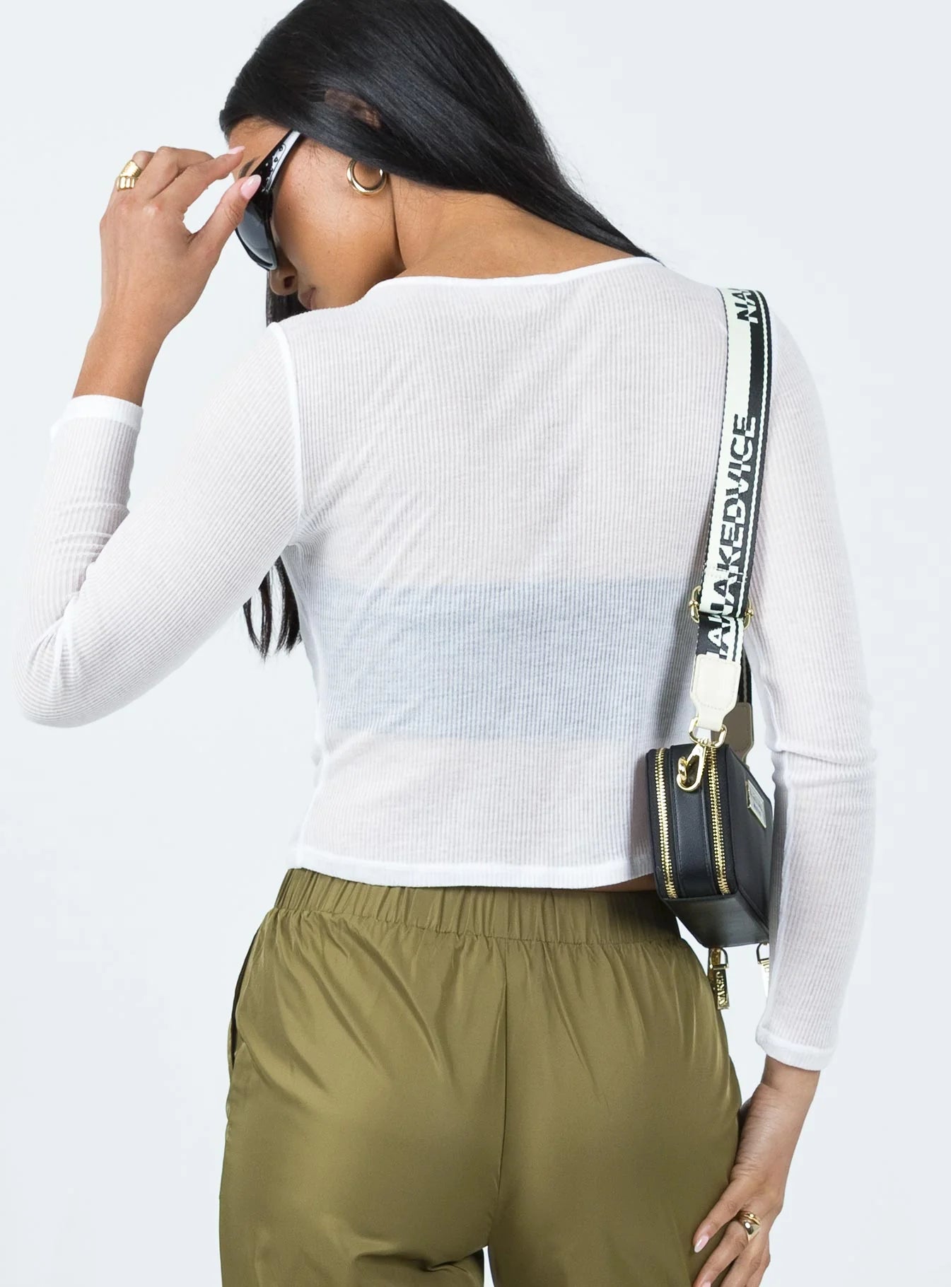 Andreas Long Sleeve Top White