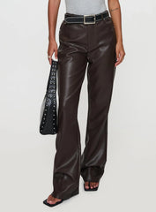 Nolene Low Rise Pants Chocolate