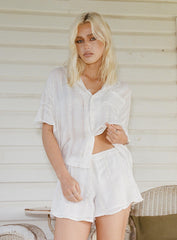 Bennie Shorts White