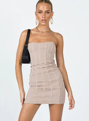 Tristian Mini Dress Brown