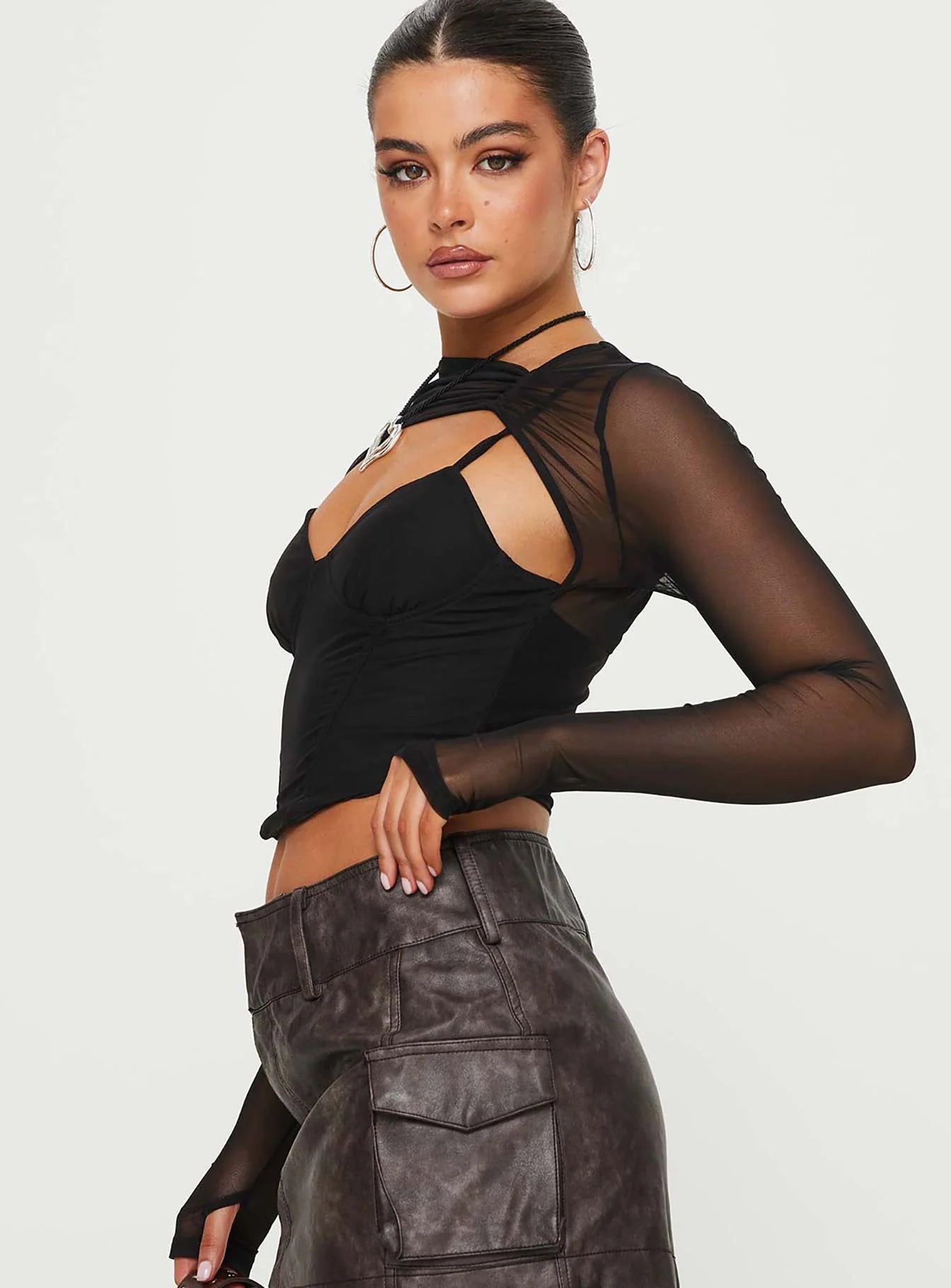 Mckeon Long Sleeve Top Black