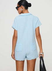 Salt Lake Romper Blue