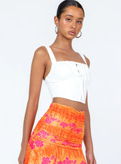 Alexandira Top White