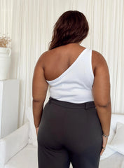 Carden Bodysuit White Curve