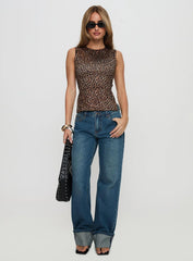Uzo Top Leopard