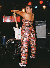 Main Stage Low Rise Pants Multi Curve
