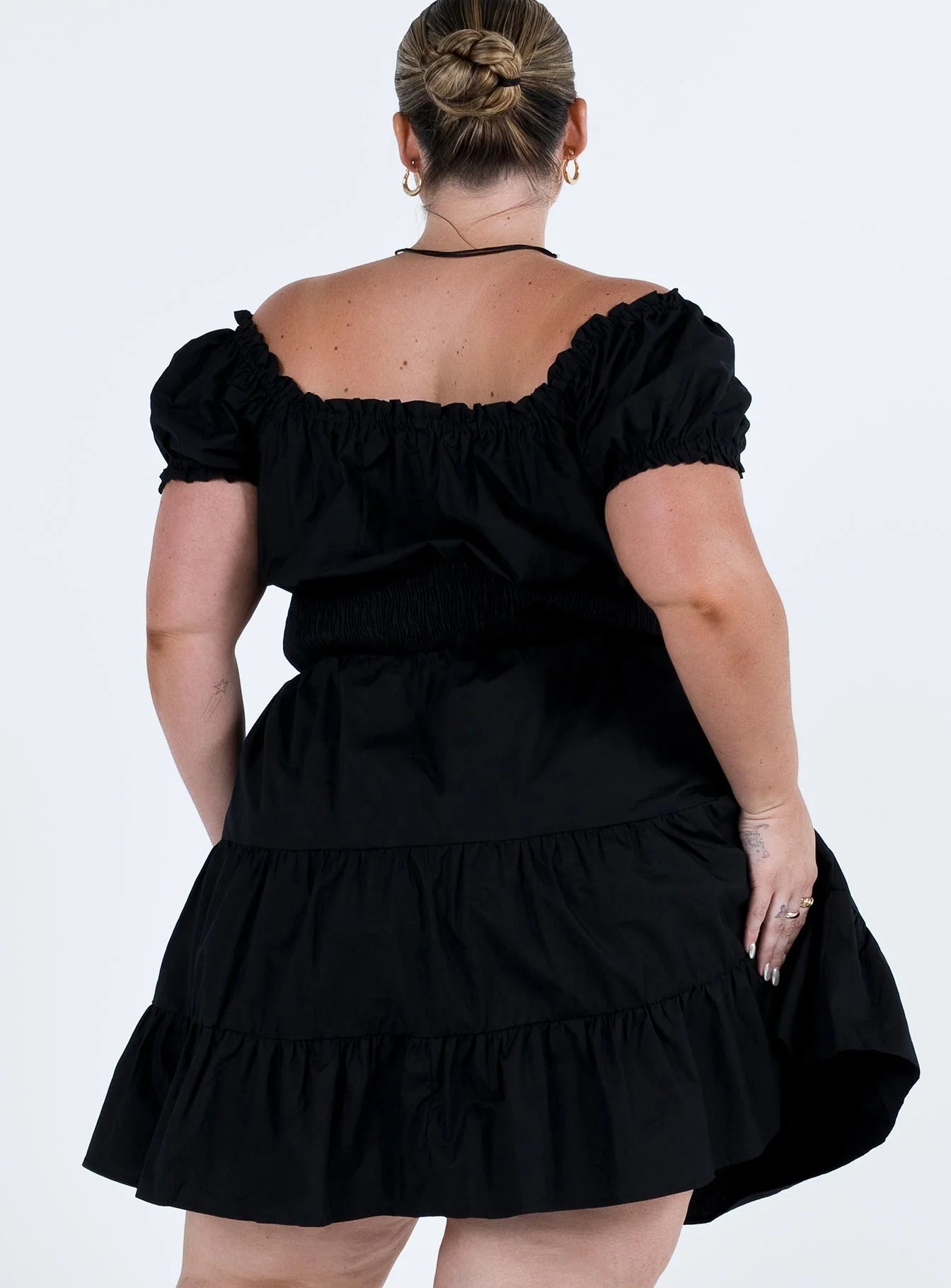 Daniela Mini Dress Black Curve