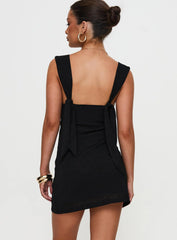 Steward Mini Dress Black