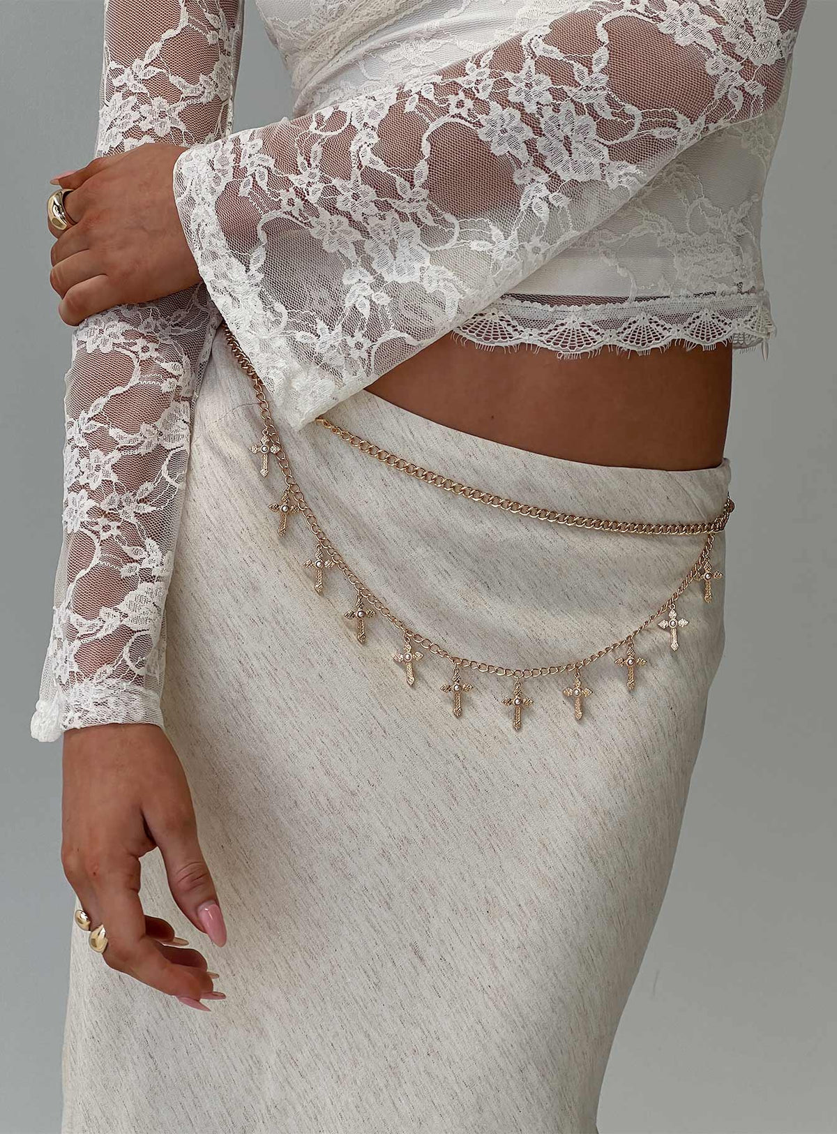Tahlea Layered Belt Gold