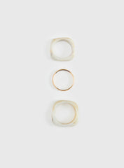 Amandah Resin Cuff Set Multi