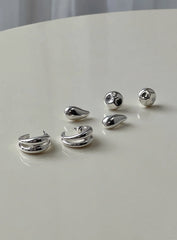 Run The Party Earring Pack Silver