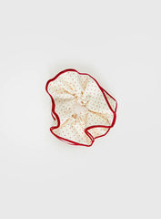 Dovie Frill Scrunchie Red White Polka Dot