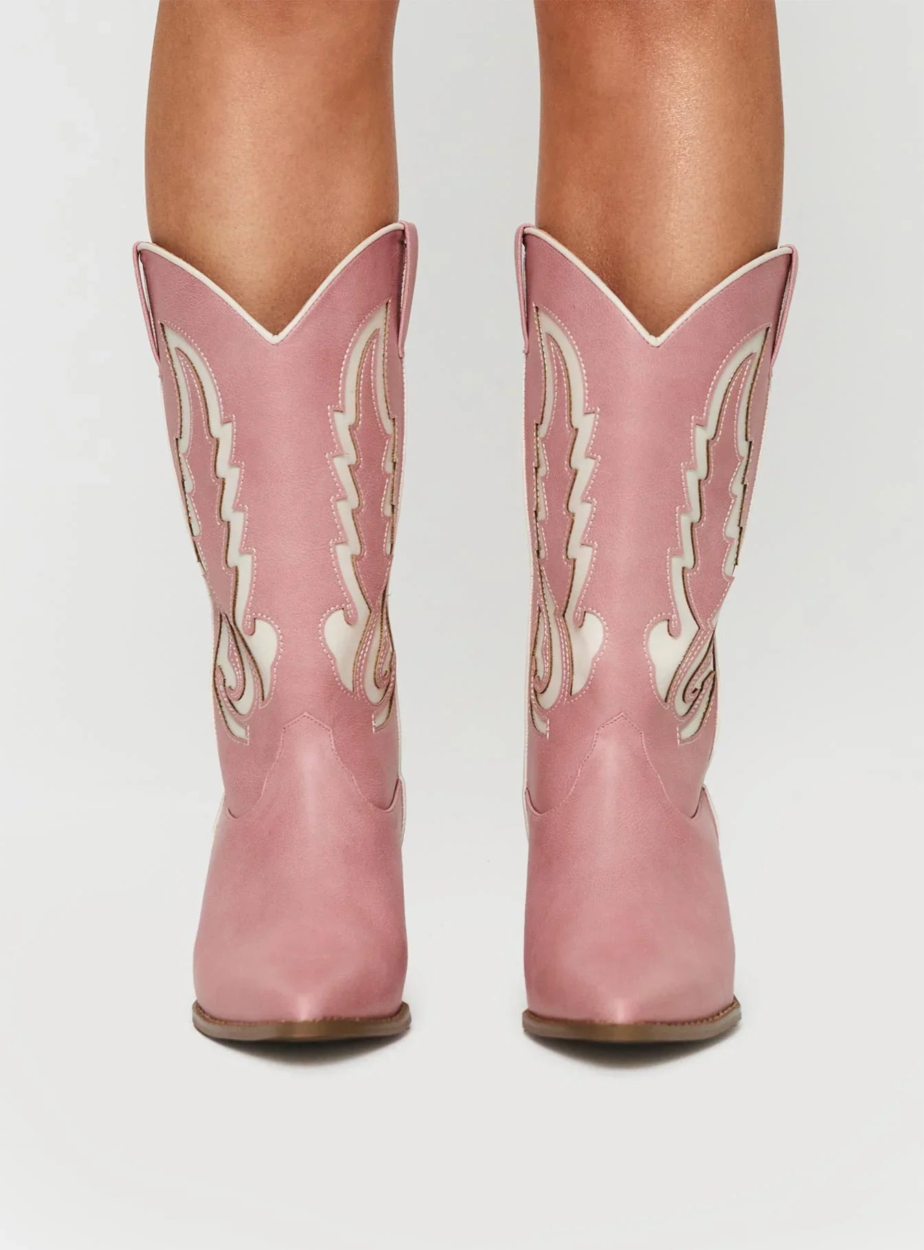 Billini Norva Boots Pink Ivory
