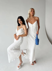 Emily Maxi Dress White Petite