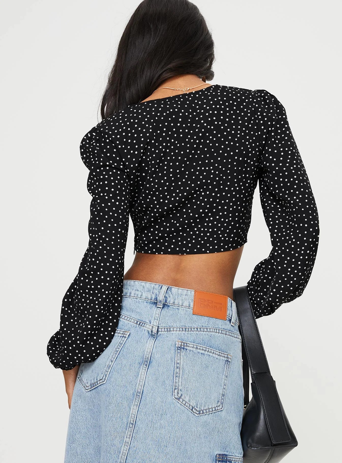 Aldon Long Sleeve Top Black