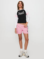 Bend It Athletic Shorts Pink