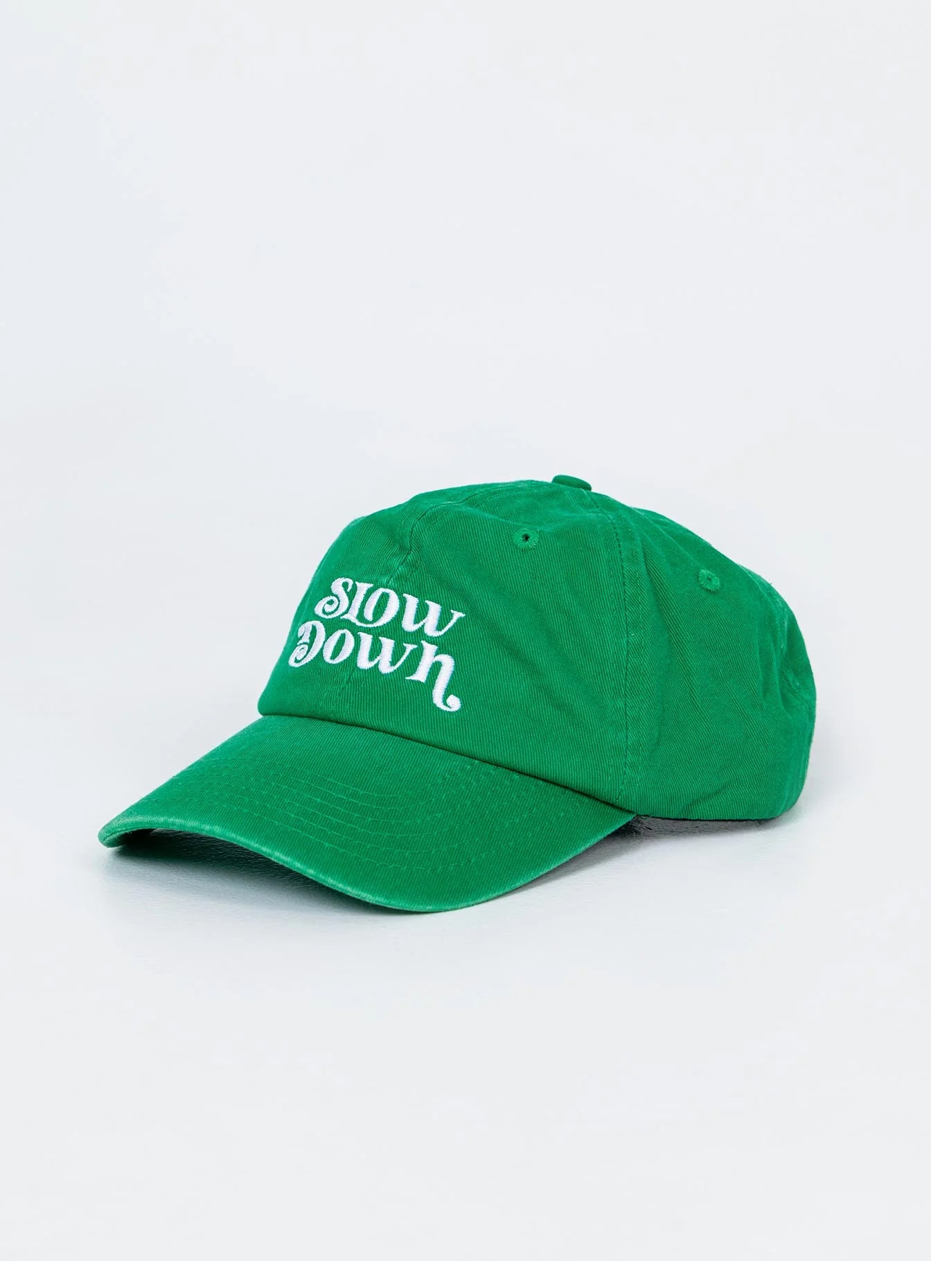 Slow Down Dad Cap Green