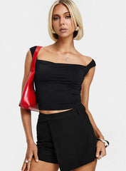 Unwind Top Black