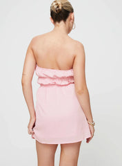 Blooming Mini Dress Pink
