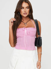 Trynia Top Pink