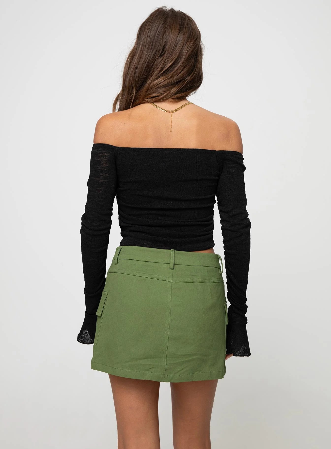 Yesenia Cargo Skort Olive