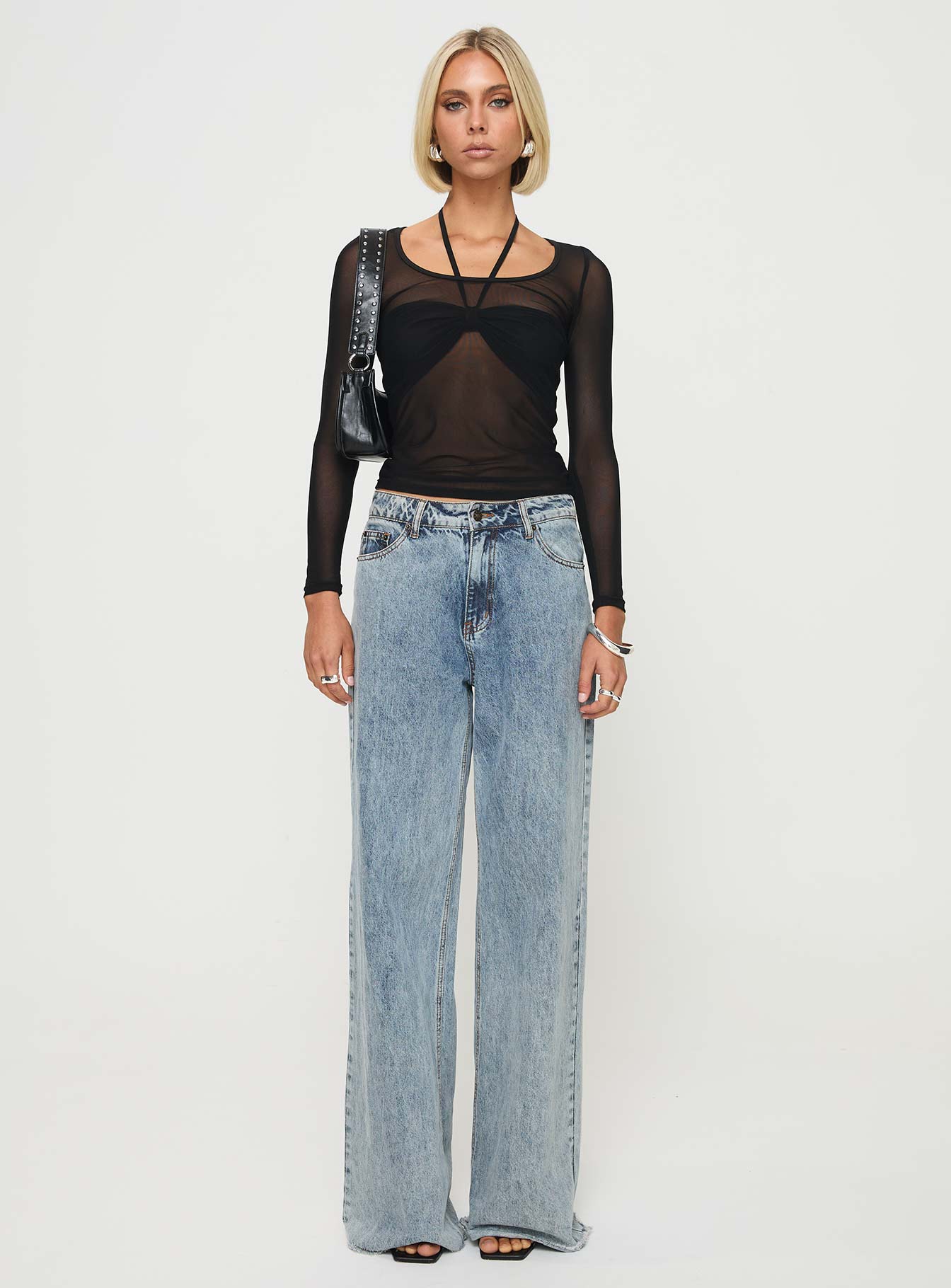 Bowsie Long Sleeve Top Black
