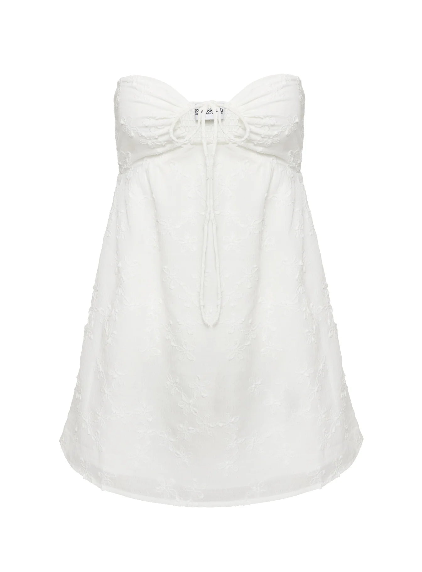 Rosenberg Strapless Mini Dress White