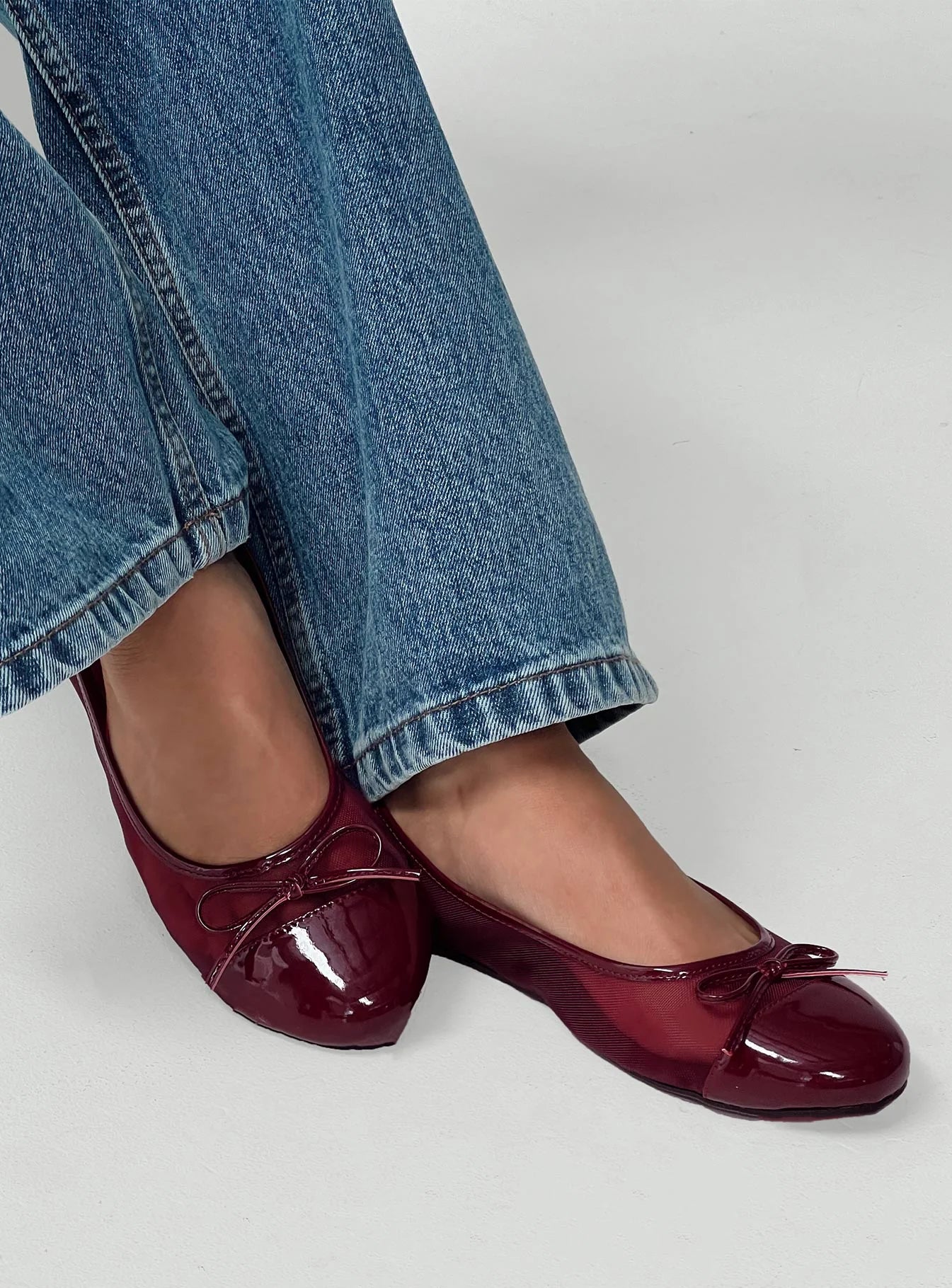 Therapy Ally Ballet Flats Cherry