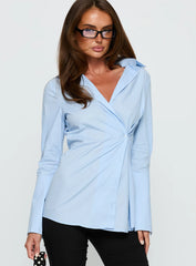 Nitsa Long Sleeve Shirt Blue