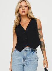 Leo Vest Black