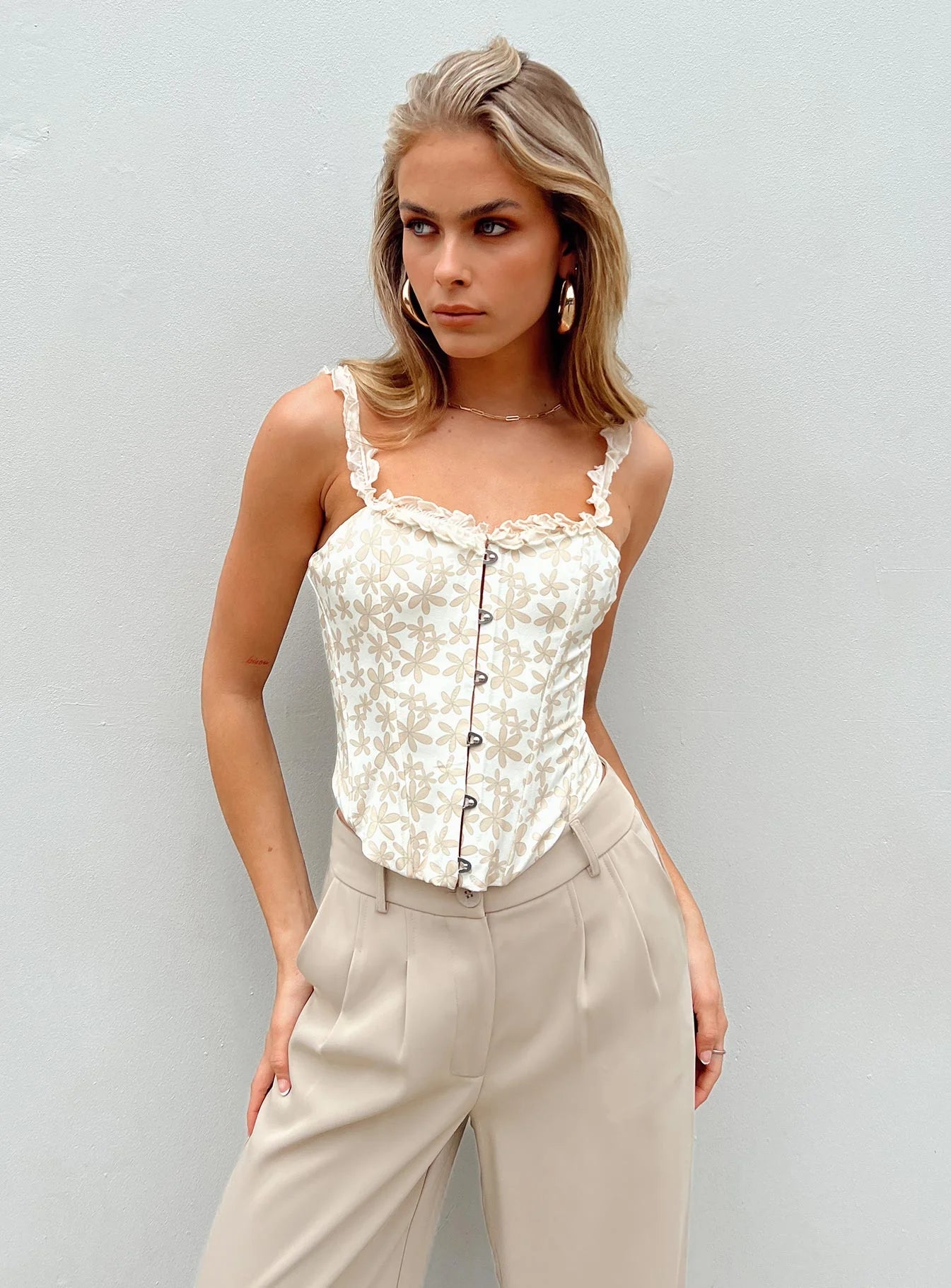 Searle Floral Corset Multi
